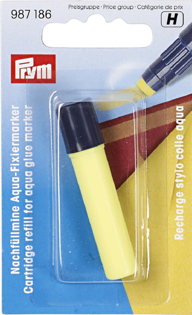 Recharge stylo colle aqua jaune PRYM - Julie Création